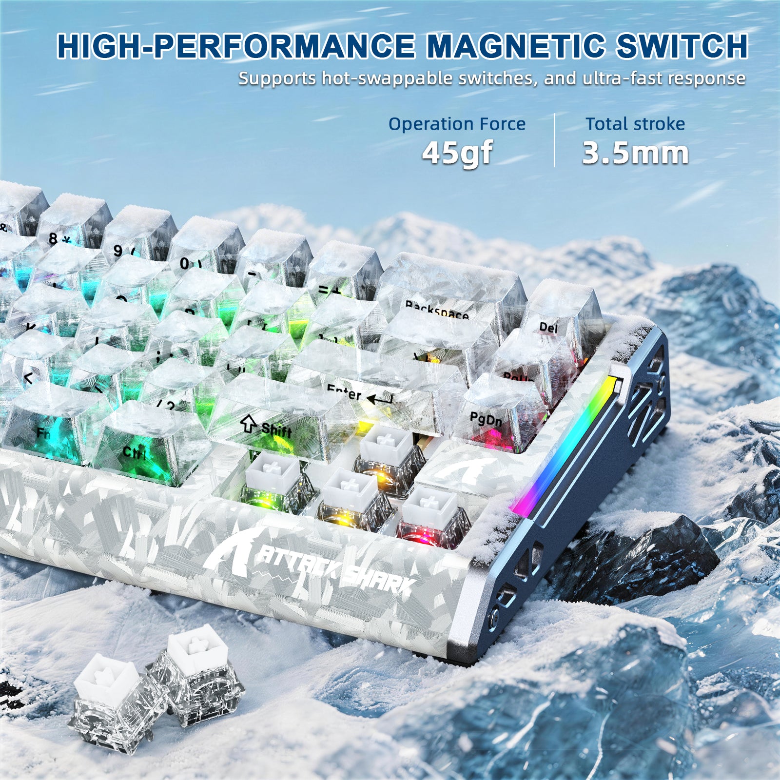 ATTACK SHARK R68 HE & R5 ULTRA カーボンファイバーゲーミングバンドル