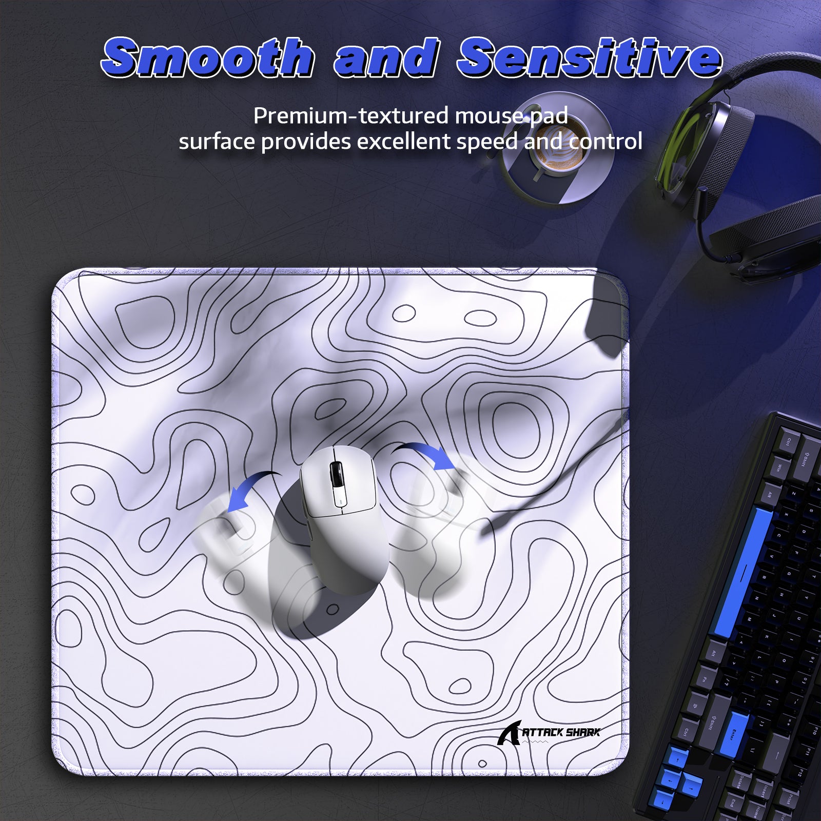 ATTACK SHARK CM02 eSport Gaming Mousepad