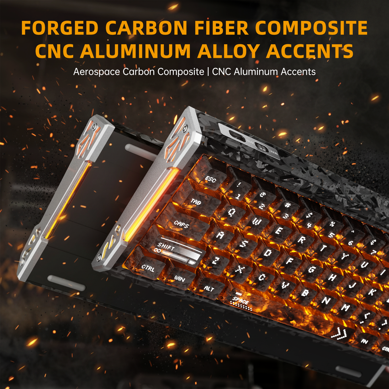 Pack gaming ATTACK SHARK R68 HE & R11 ULTRA en fibre de carbone