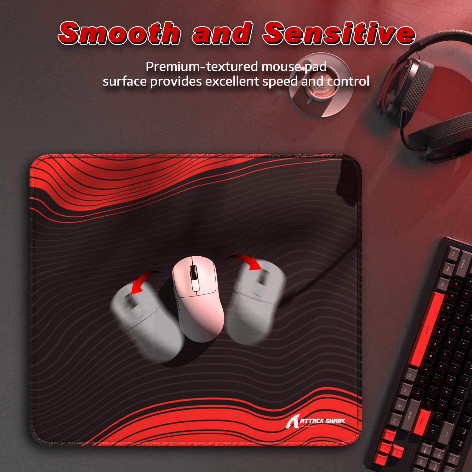 ATTACK SHARK CM02 eSport Gaming Mousepad