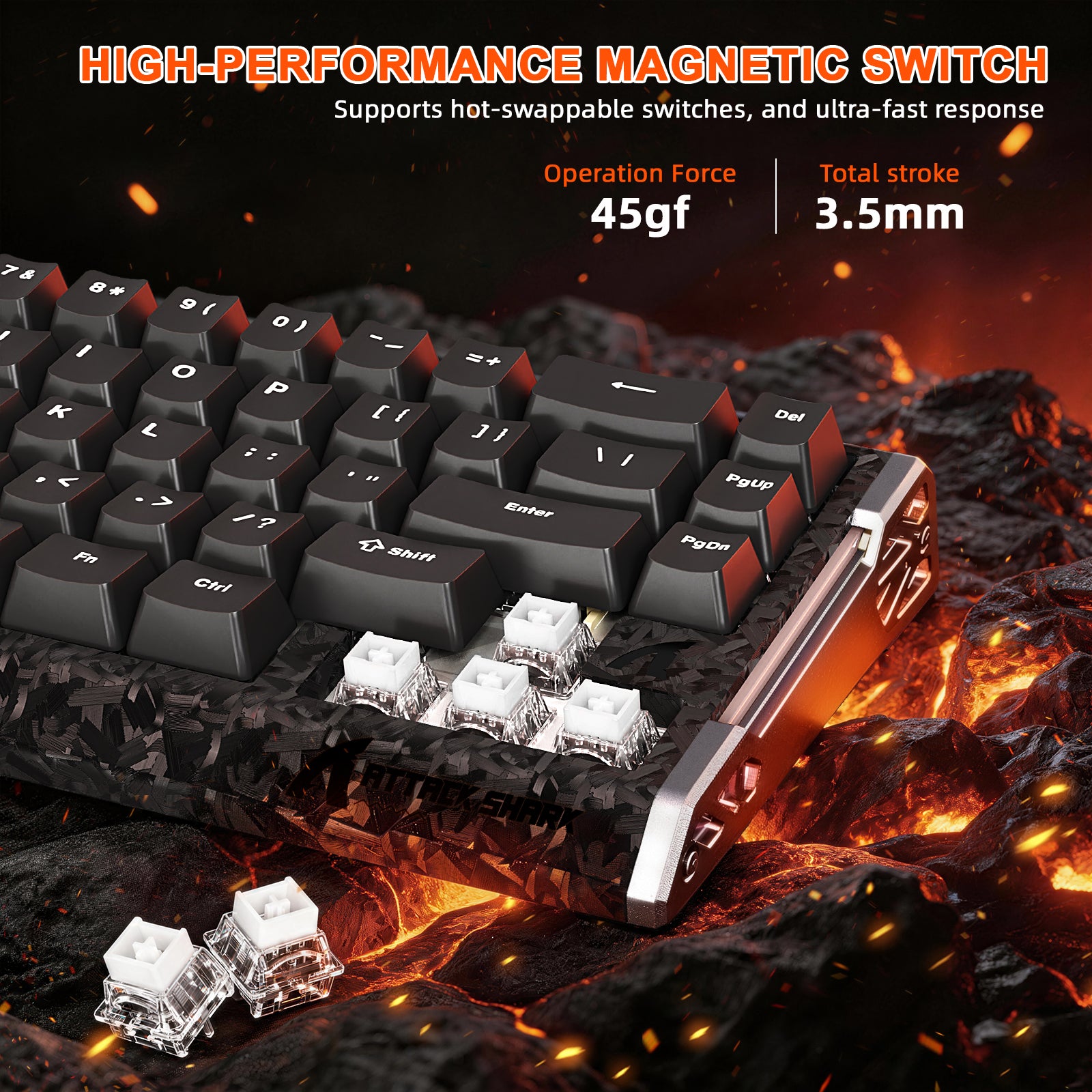 ATTACK SHARK R68 HE & R5 ULTRA カーボンファイバーゲーミングバンドル