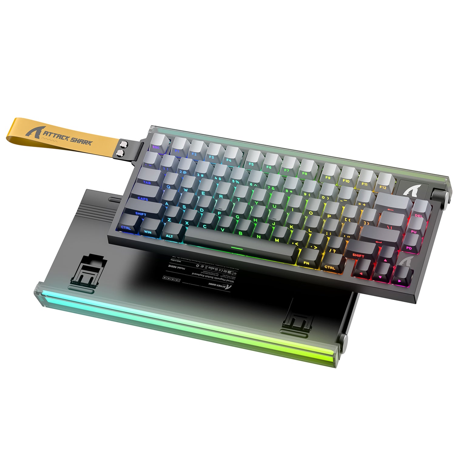 ATTACK SHARK R85 HE Rapid Trigger Keyboard Magnetic Switch with Custom Lightbox