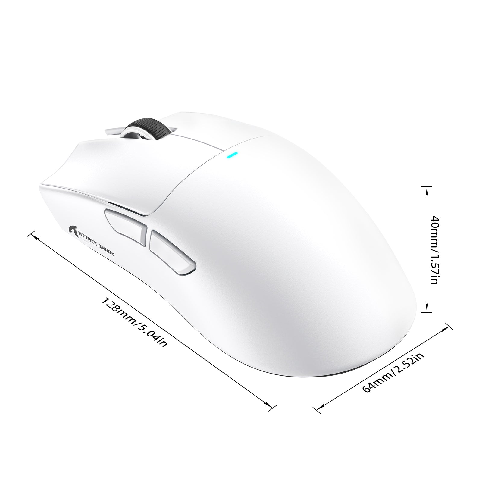 Bezprzewodowa mysz gamingowa ATTACK SHARK X11 PRO V2 z wyświetlaczem TFT i stacją ładującą