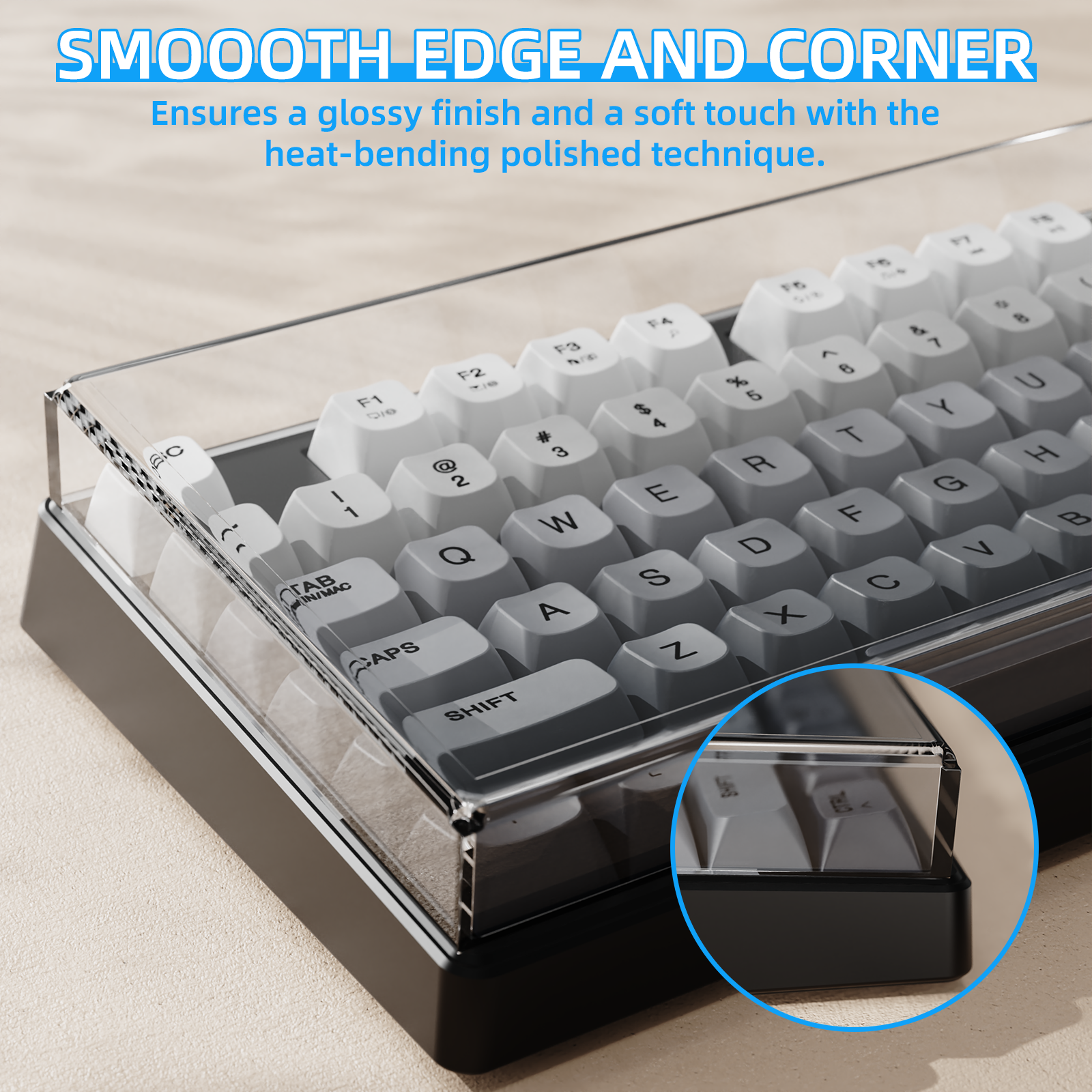 ATTACK SHARK 87 Keys Keyboard Dust Cover