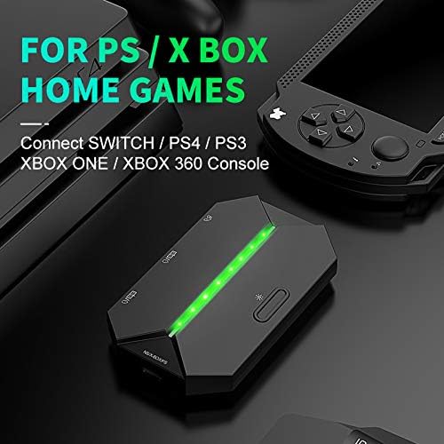 G6L Gaming Converter for PS4, Xbox, and Switch with LED lighting and USB connections