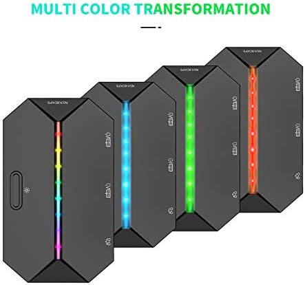 G6L Gaming Converter with multi-color LED lights and three USB ports for gaming.