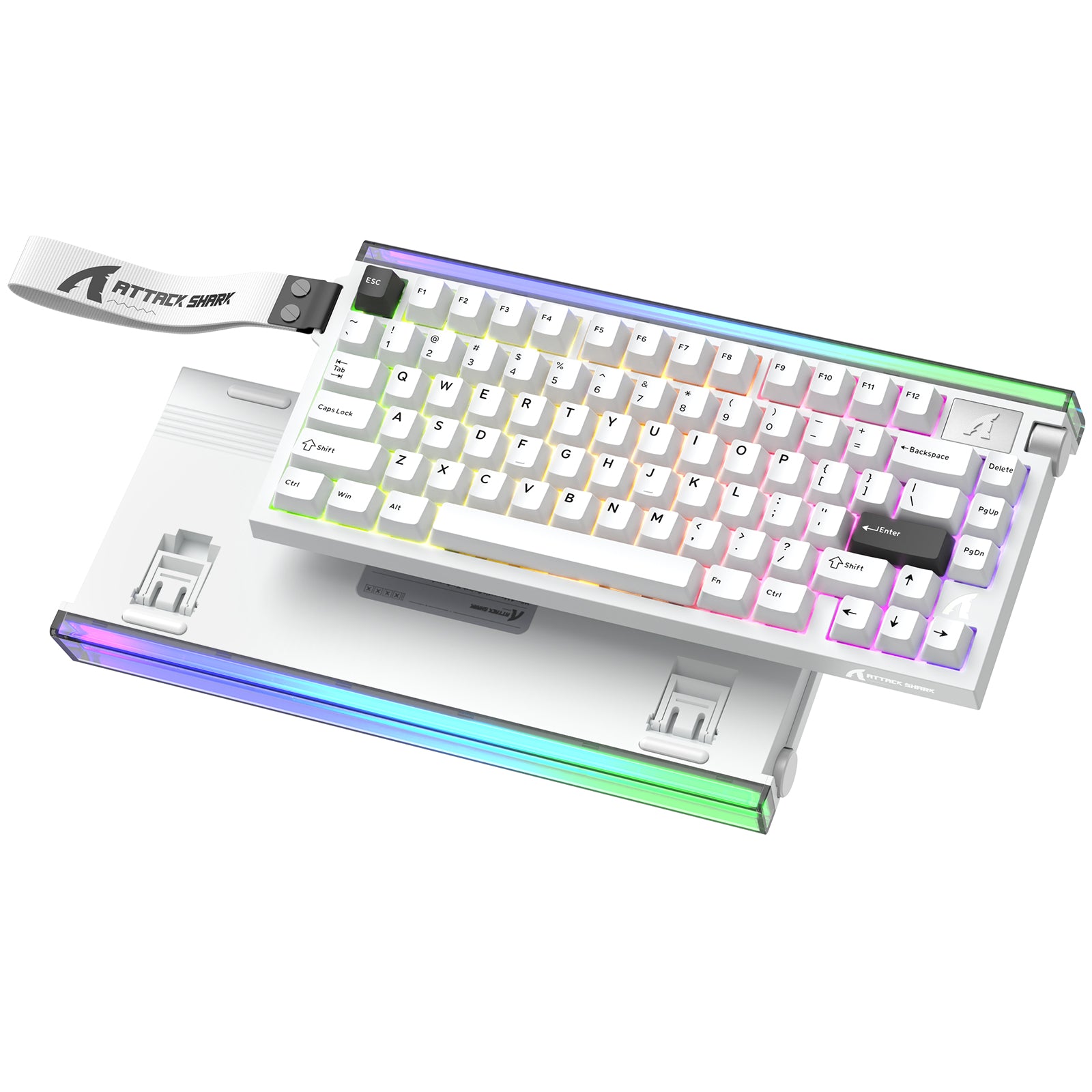ATTACK SHARK R85 HE Rapid Trigger Keyboard Magnetic Switch with Custom Lightbox