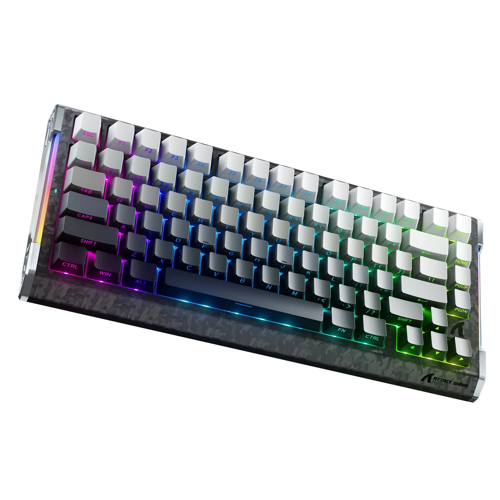 ATTACK SHARK R86 HE Carbonfaser-Tastatur mit Magnetschaltern und Rapid-Trigger-Technologie