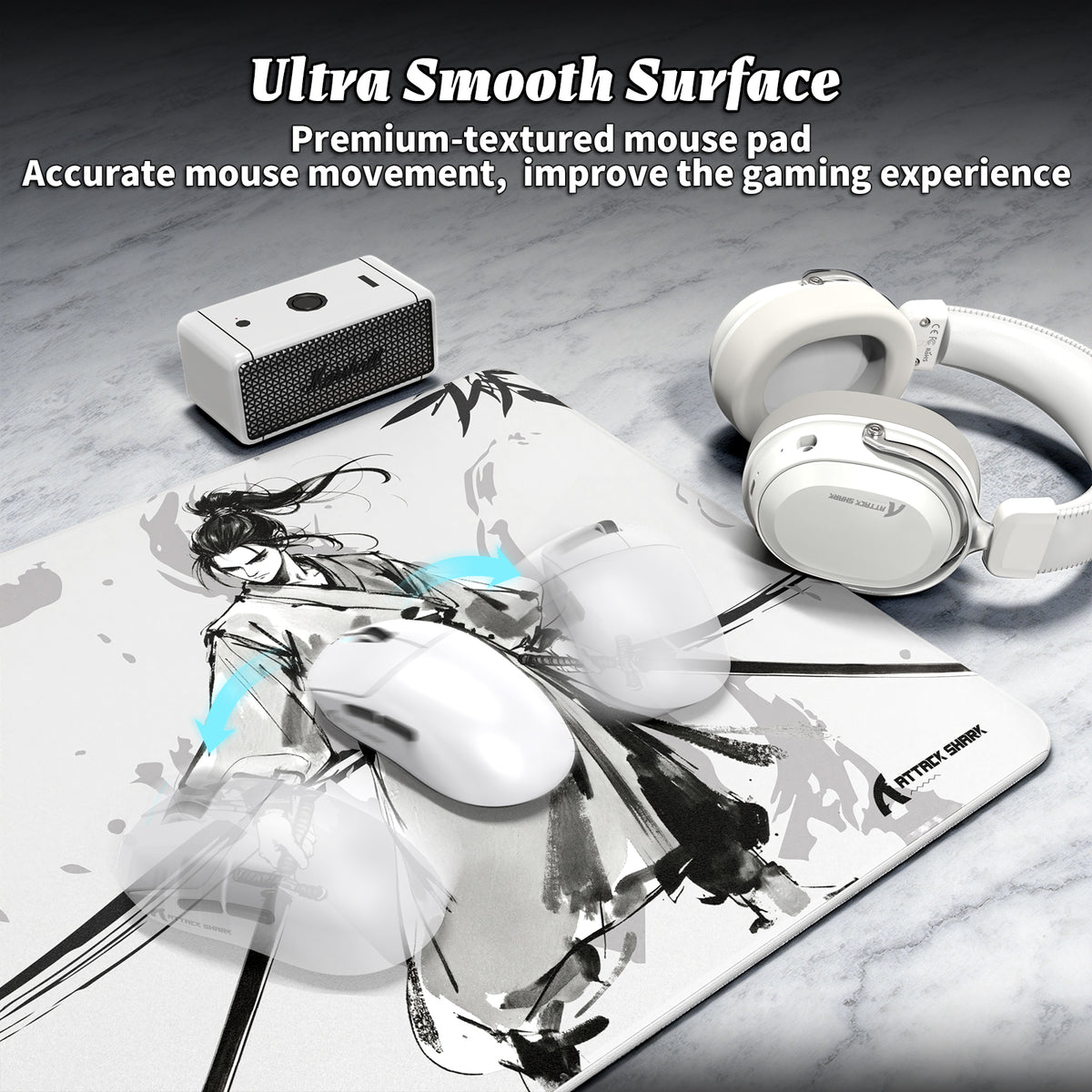 Tapis de Souris Gaming eSport ATTACK SHARK CM02PRO (900x400x4 MM)