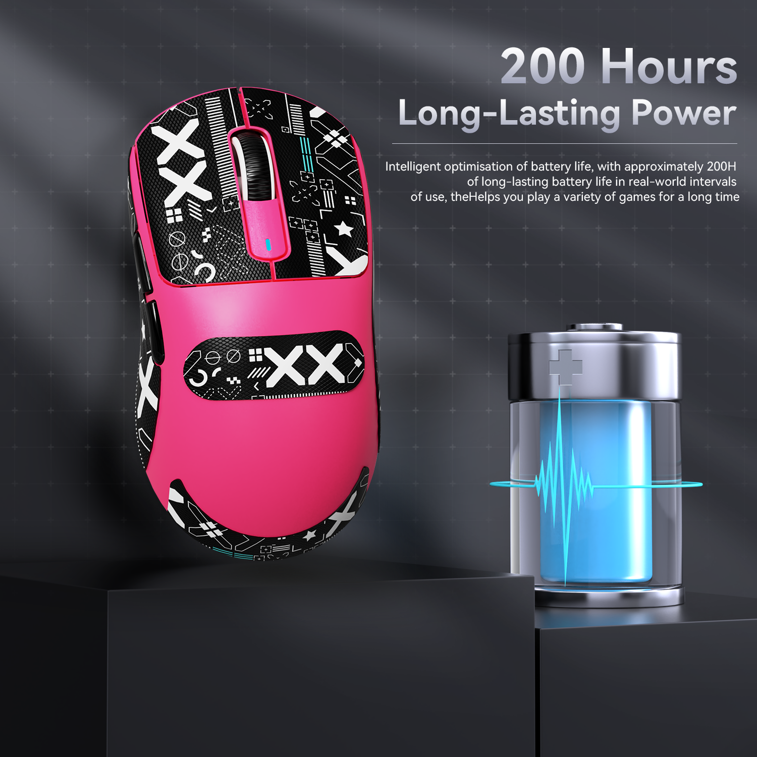 ATTACK SHARK X3 Wireless Gaming Mouse PAW3395 Superlight
