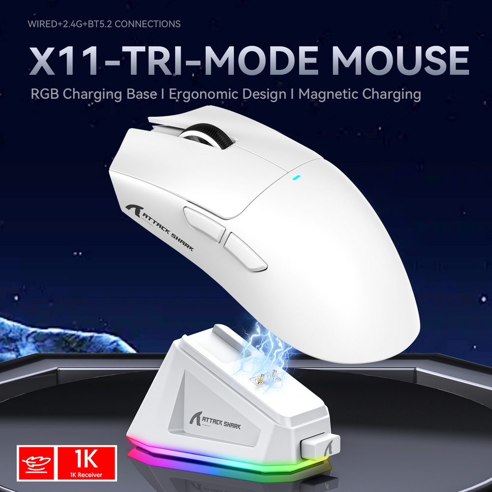 Attack Shark X11 Wireless Gaming Mouse 22 000 DPI Magnetic Charging attack-shark-x11-wireless-gaming-mouse-22-000-dpi-magnetic-charging