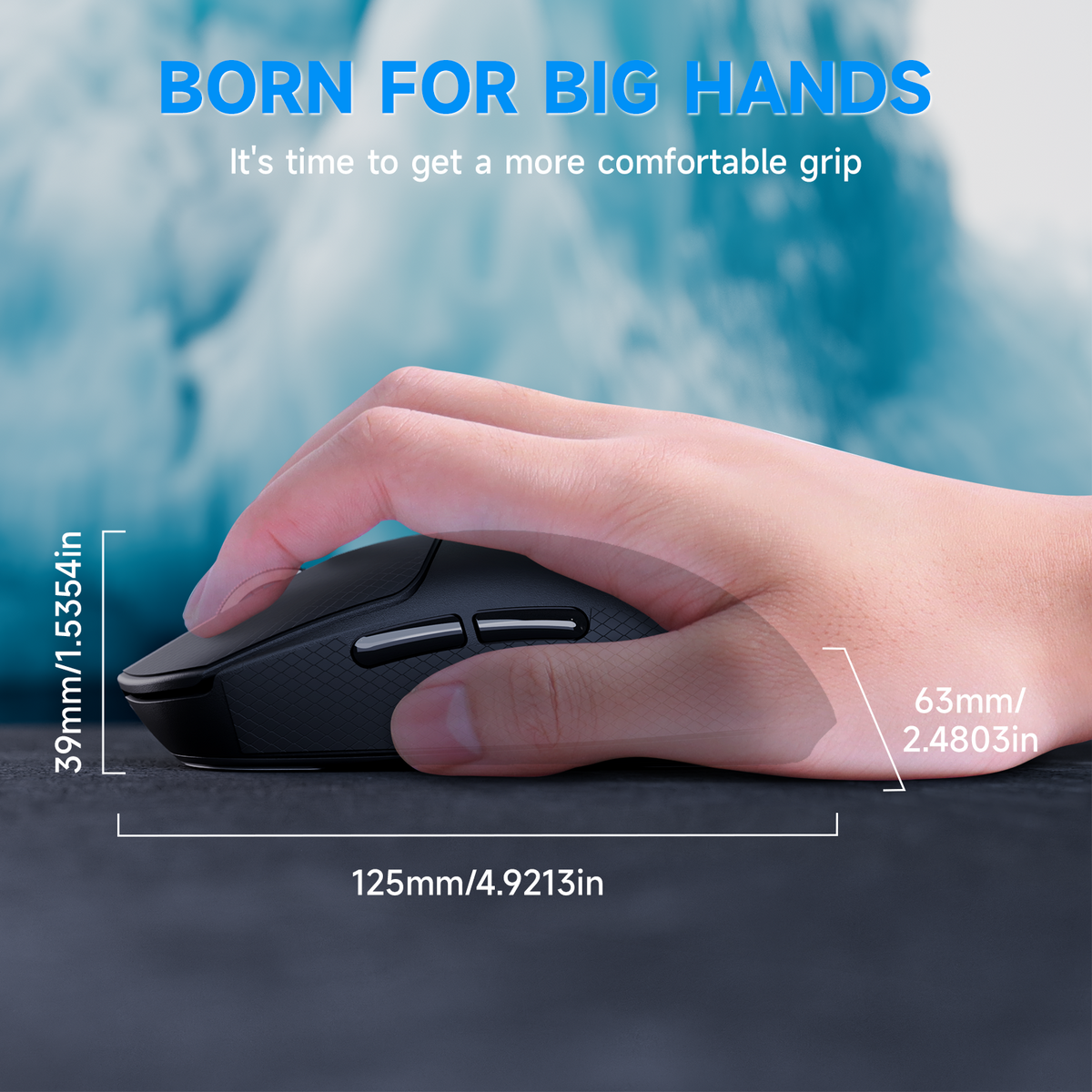 Mouse gamer sem fio de três modos ATTACK SHARK X8 PLUS com cabo C06 ULTRA
