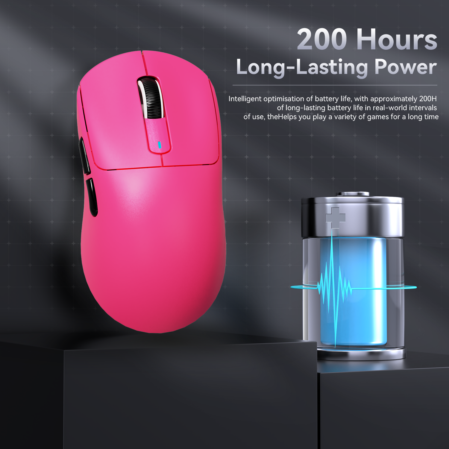 ATTACK SHARK X3 Wireless Gaming Mouse PAW3395 Superlight