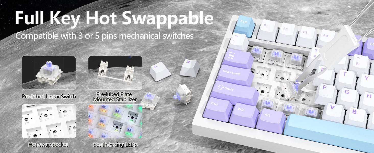 Clavier mécanique à joint tri-mode ATTACK SHARK X820Ultra