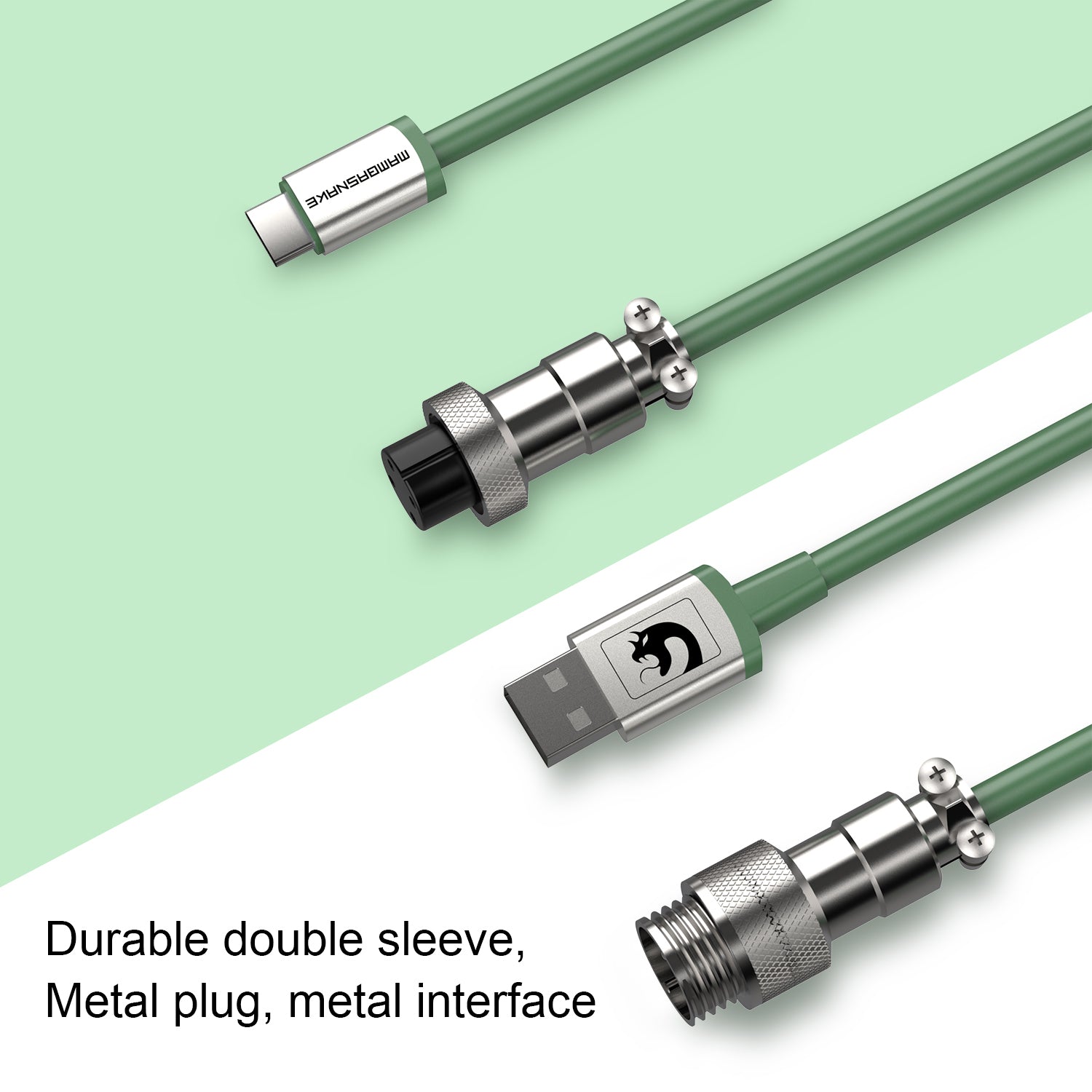 ATTACK SHARK x MAMBASNAKE C01 Coiled Cable