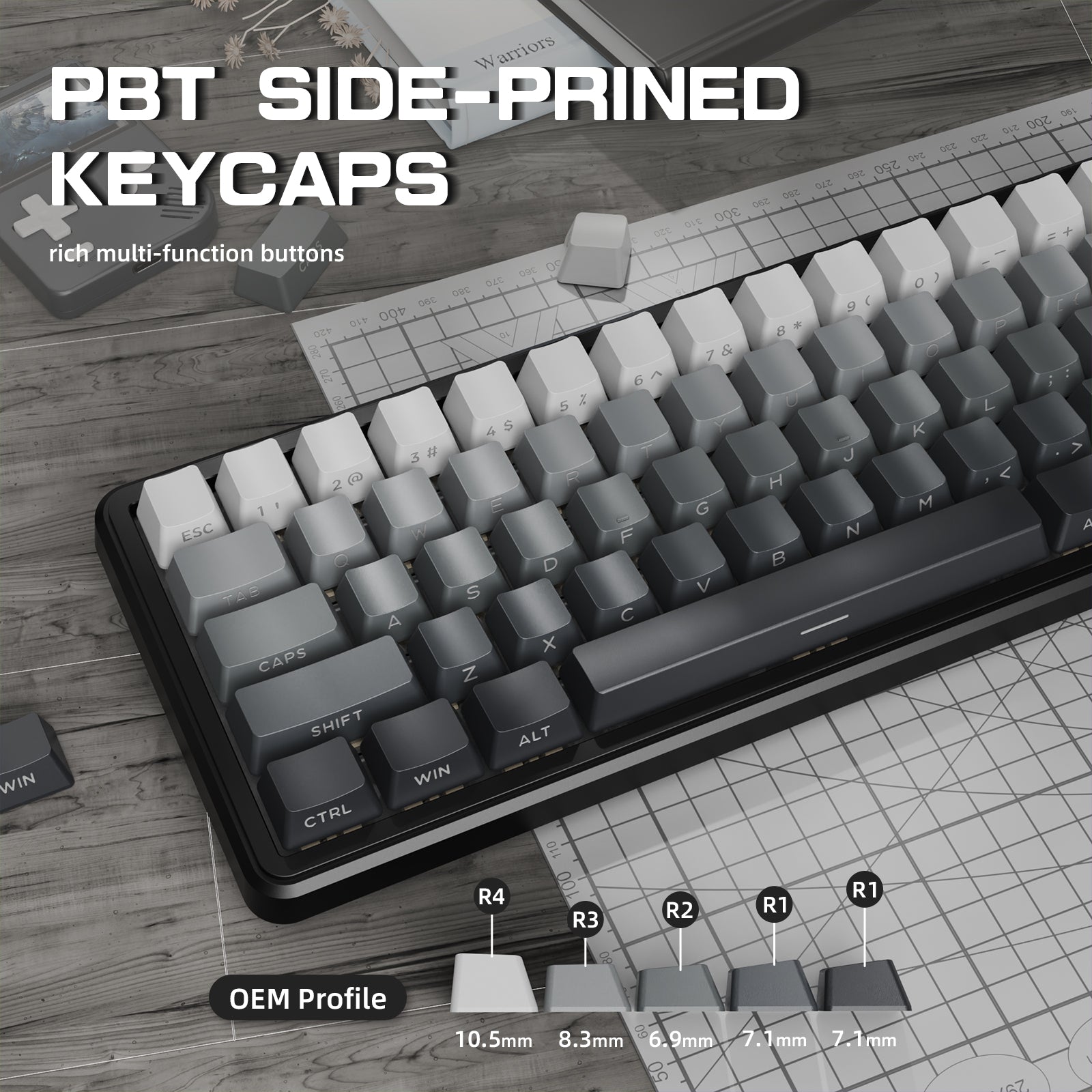 Clavier mécanique sans fil ATTACK SHARK X66 avec câble spiralé 8K