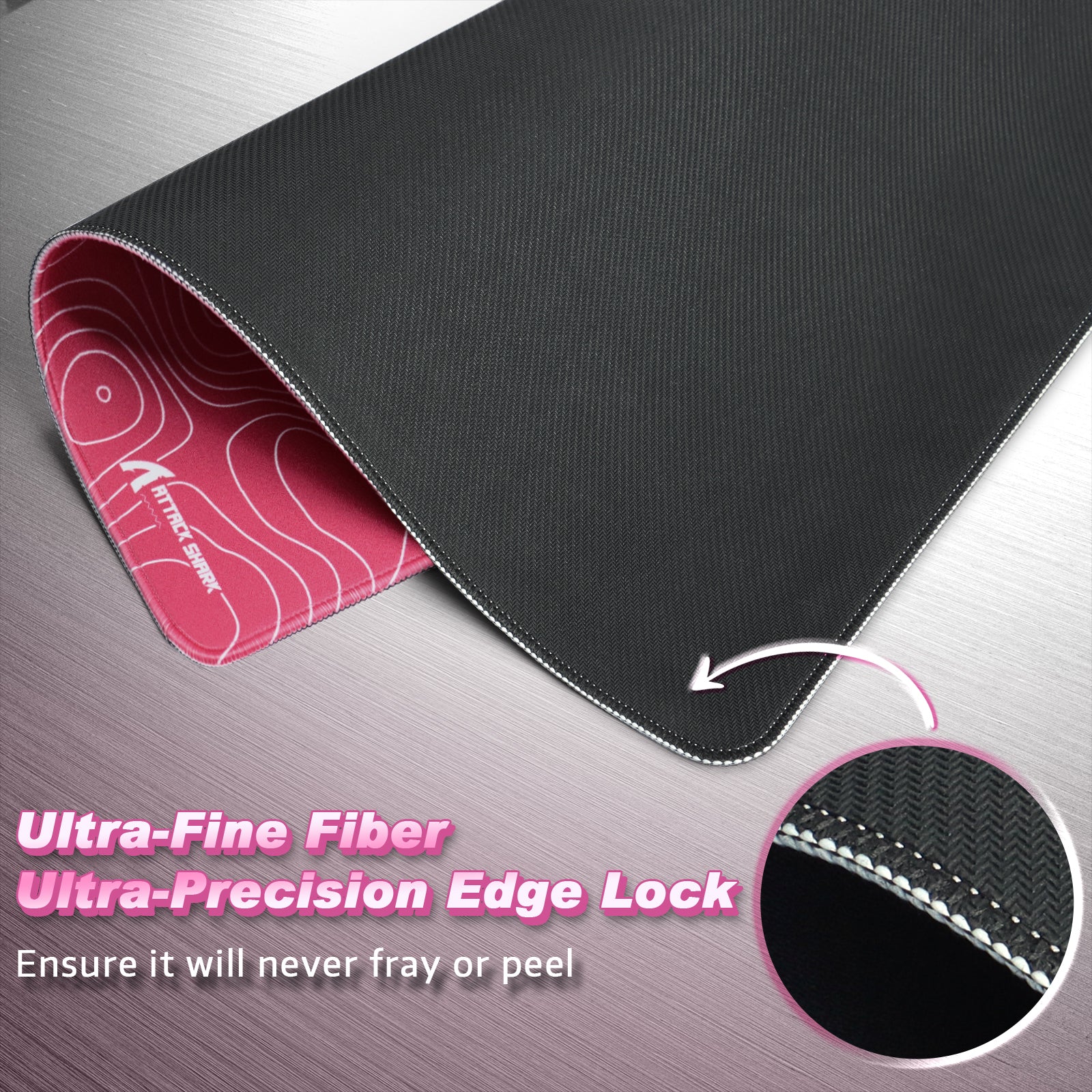 Tapis de souris de jeu eSport ATTACK SHARK CM02