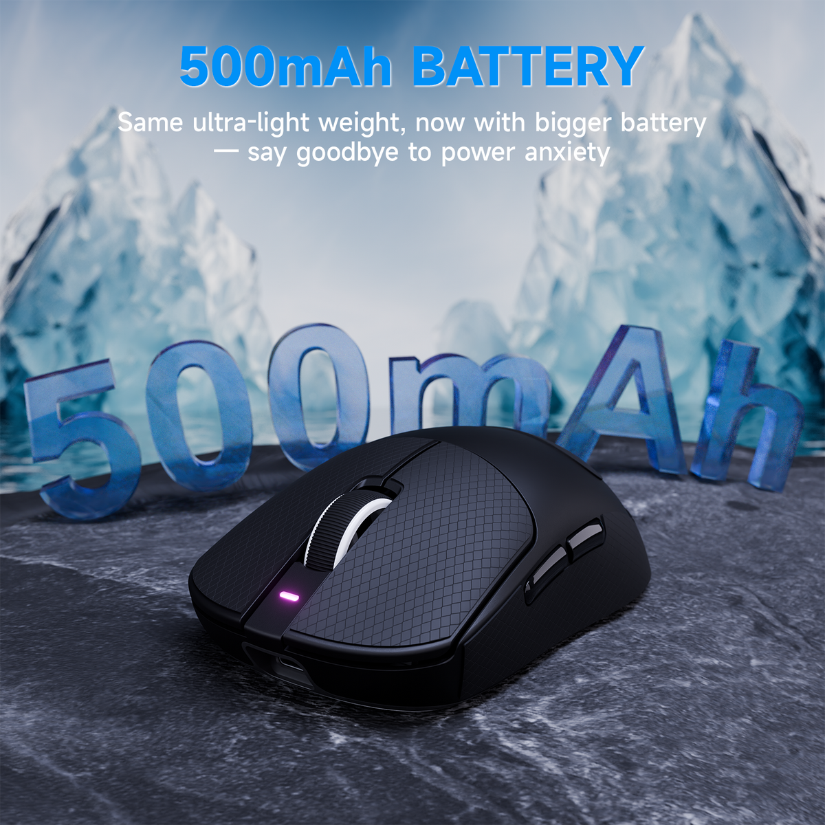 Mouse gamer sem fio de três modos ATTACK SHARK X8 PLUS com cabo C06 ULTRA