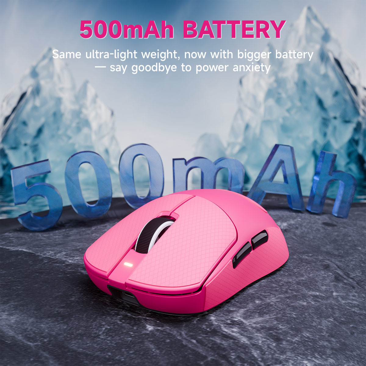 Mouse gamer sem fio de três modos ATTACK SHARK X8 PLUS com cabo C06 ULTRA