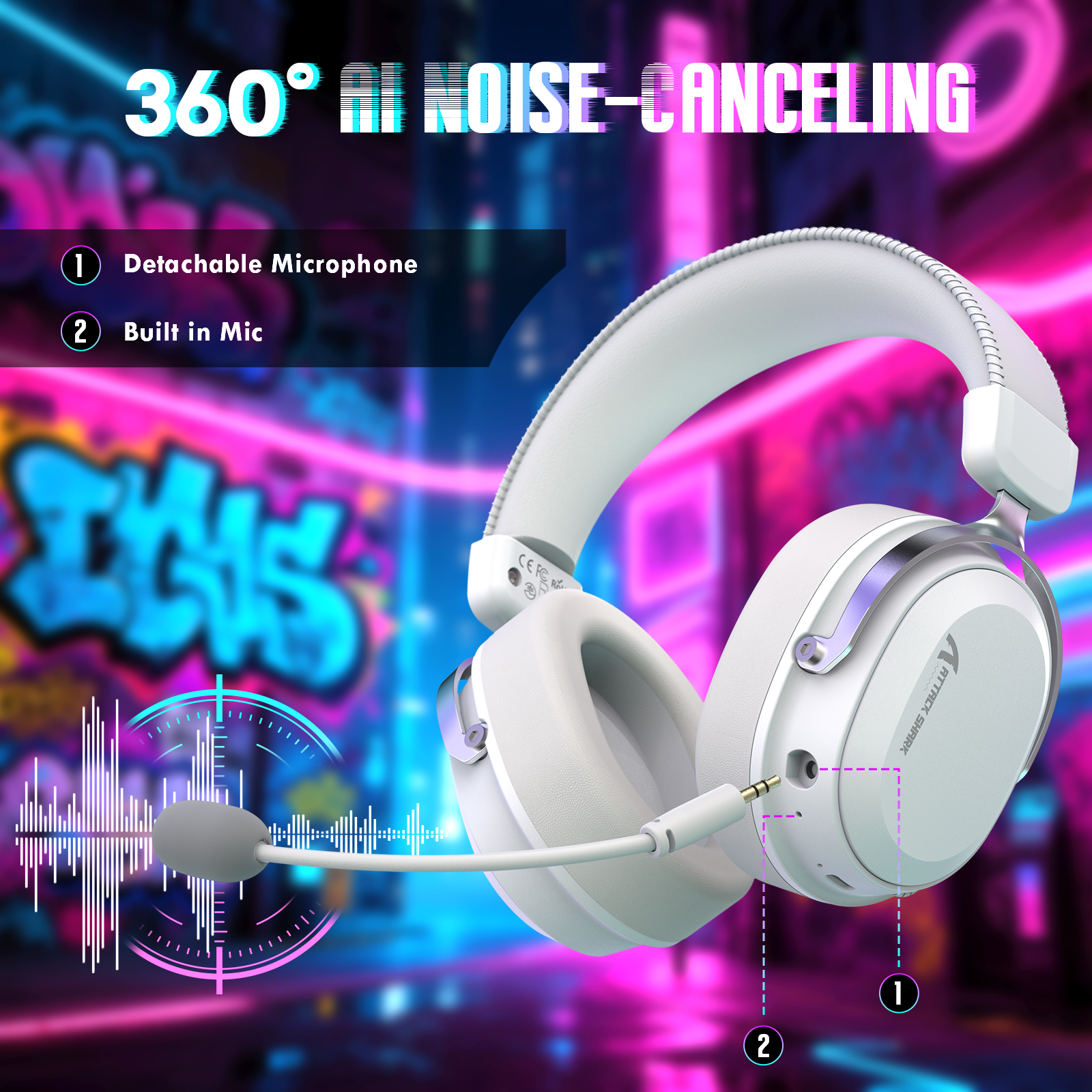 ATTACK SHARK L30PRO Wireless Gaming Headset