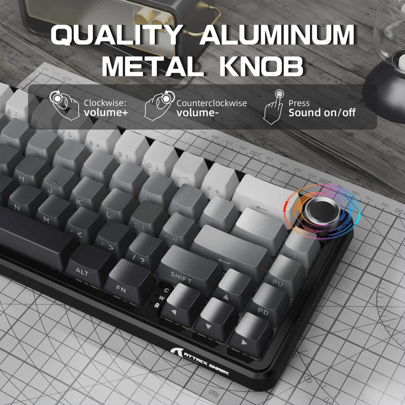 Rapid Trigger Magnetic Keyboard | Adjustable Actuation | Triple Connection