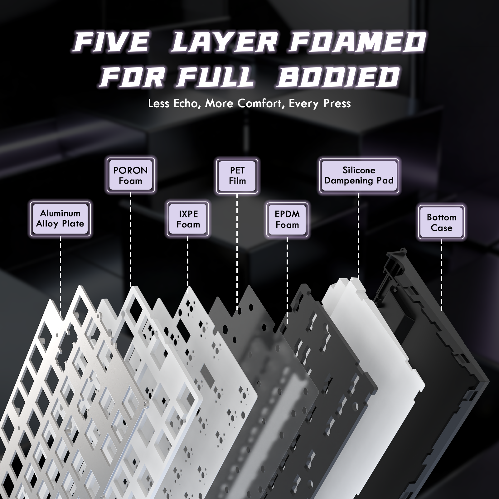 ATTACK SHARK R85 HE ラピッドトリガーキーボード マグネティックスイッチ（カスタムライトボックス付き）