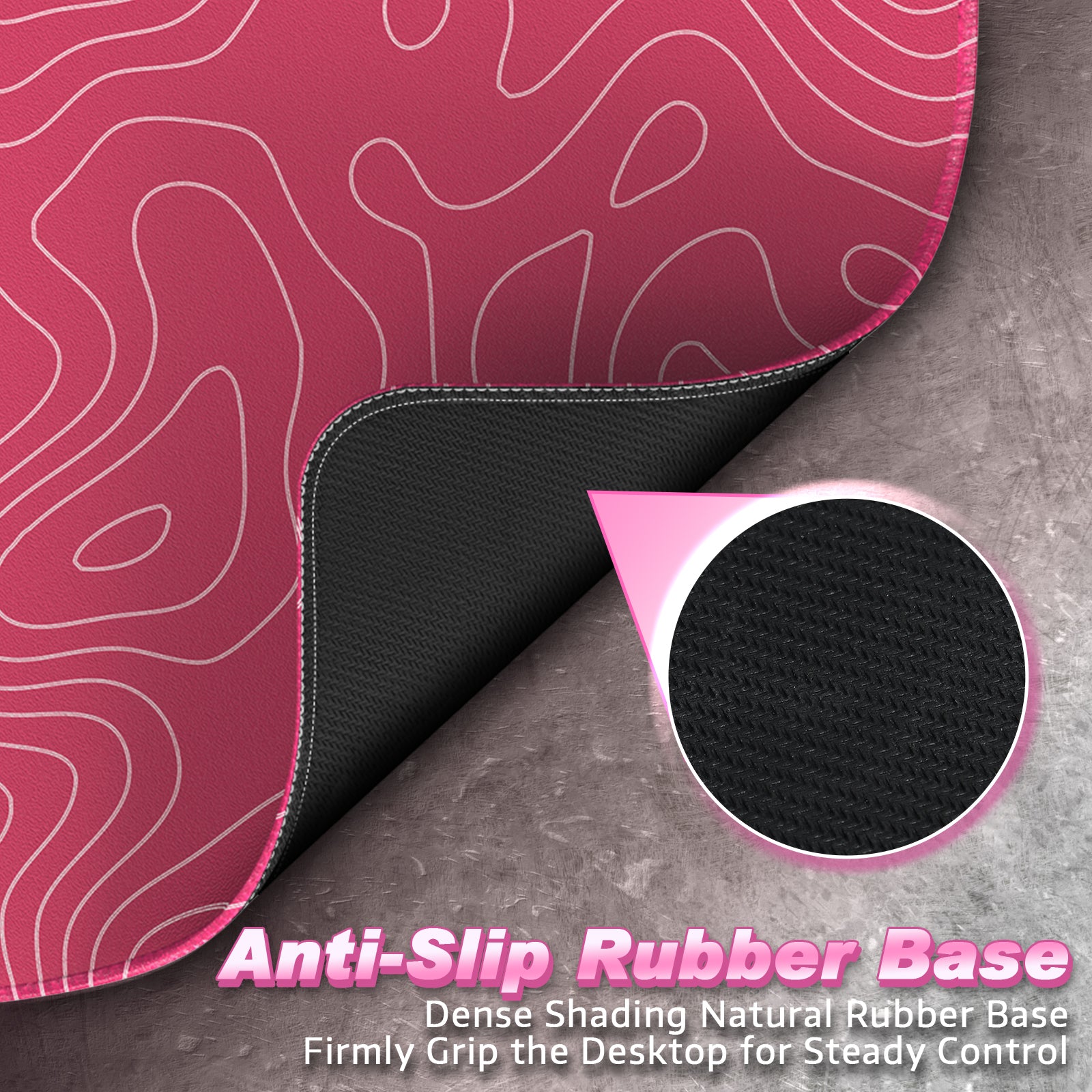 Tapis de souris de jeu eSport ATTACK SHARK CM02