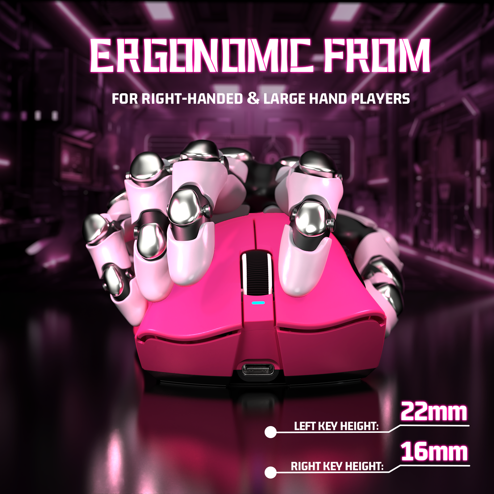 Ratón para juegos ultraligero de tres modos ATTACK SHARK V3