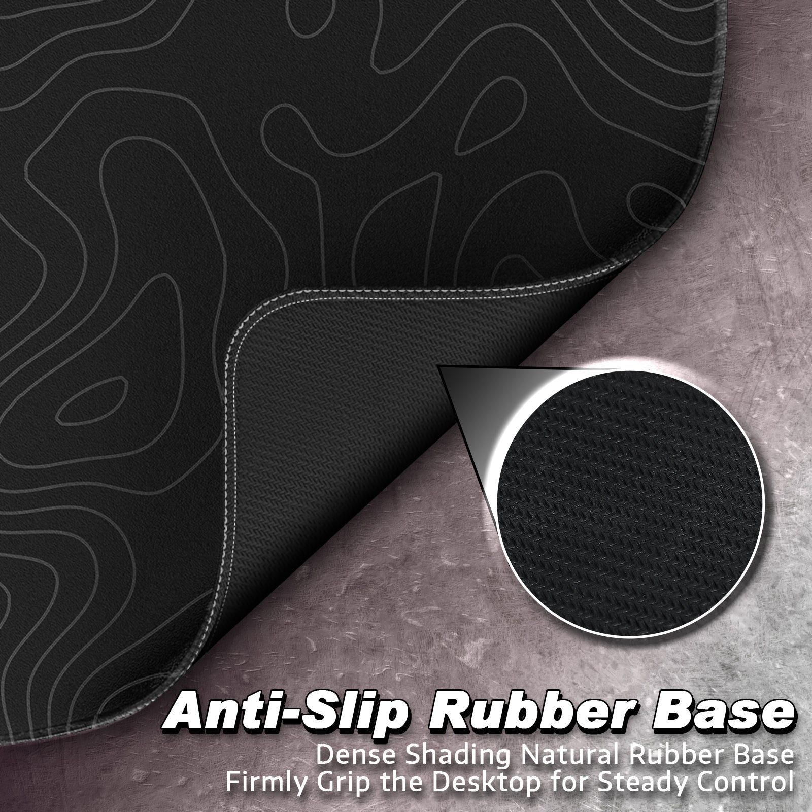 Tapis de souris de jeu eSport ATTACK SHARK CM02