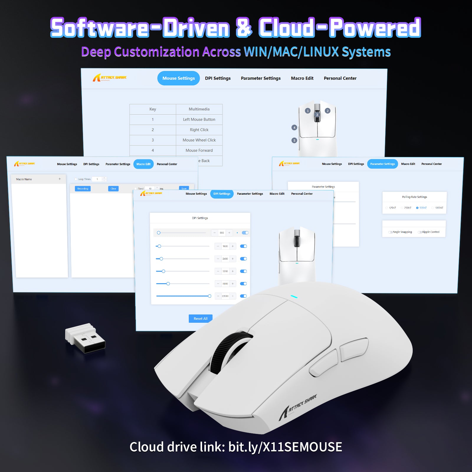 ATTACK SHARK X11SE Wireless Gaming Mouse