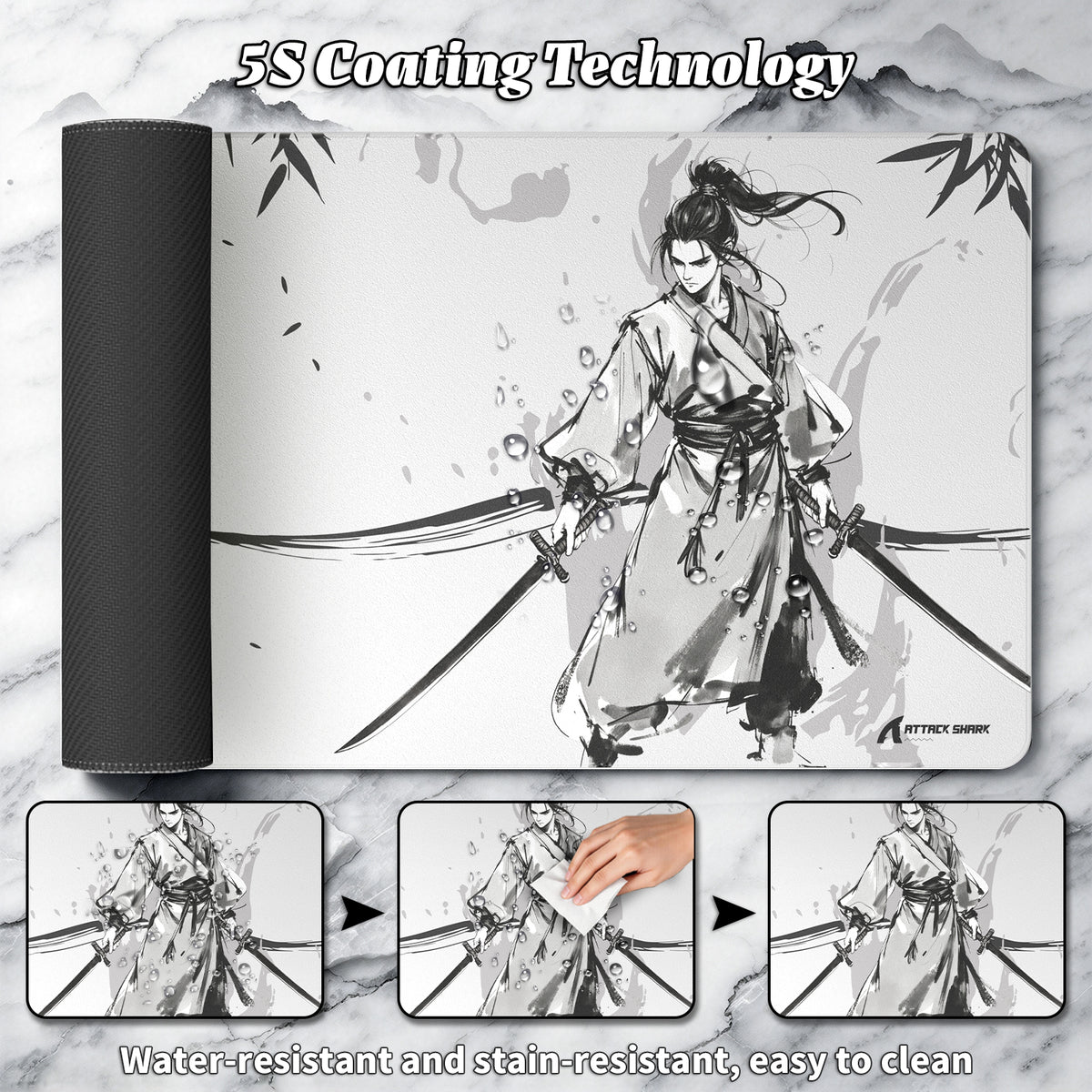 Tapis de Souris Gaming eSport ATTACK SHARK CM02PRO (900x400x4 MM)