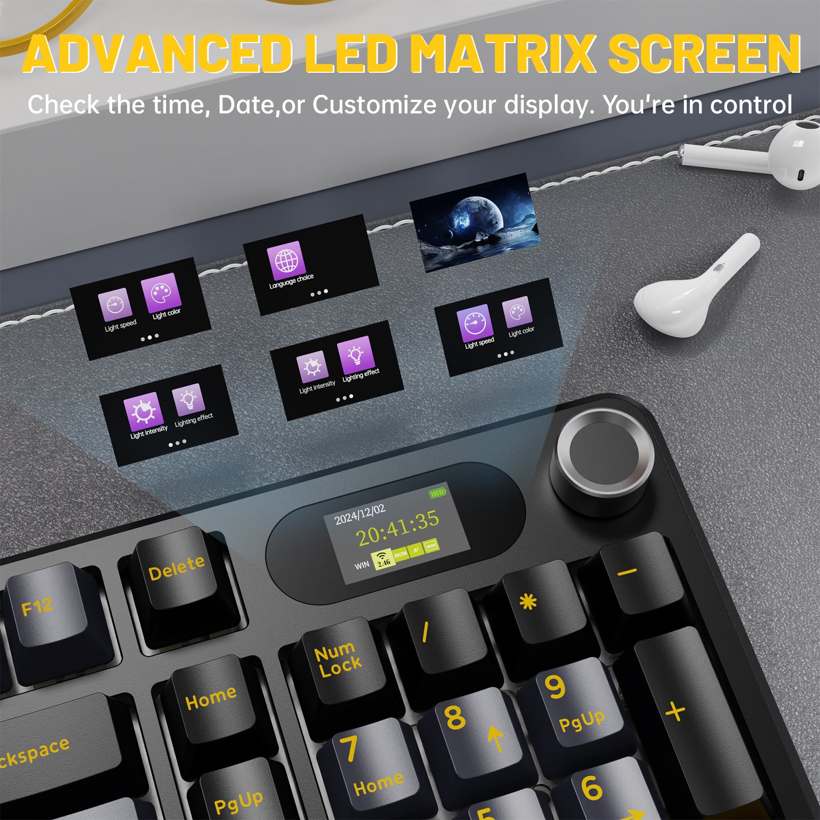 Teclado inalámbrico para juegos ATTACK SHARK X98PRO