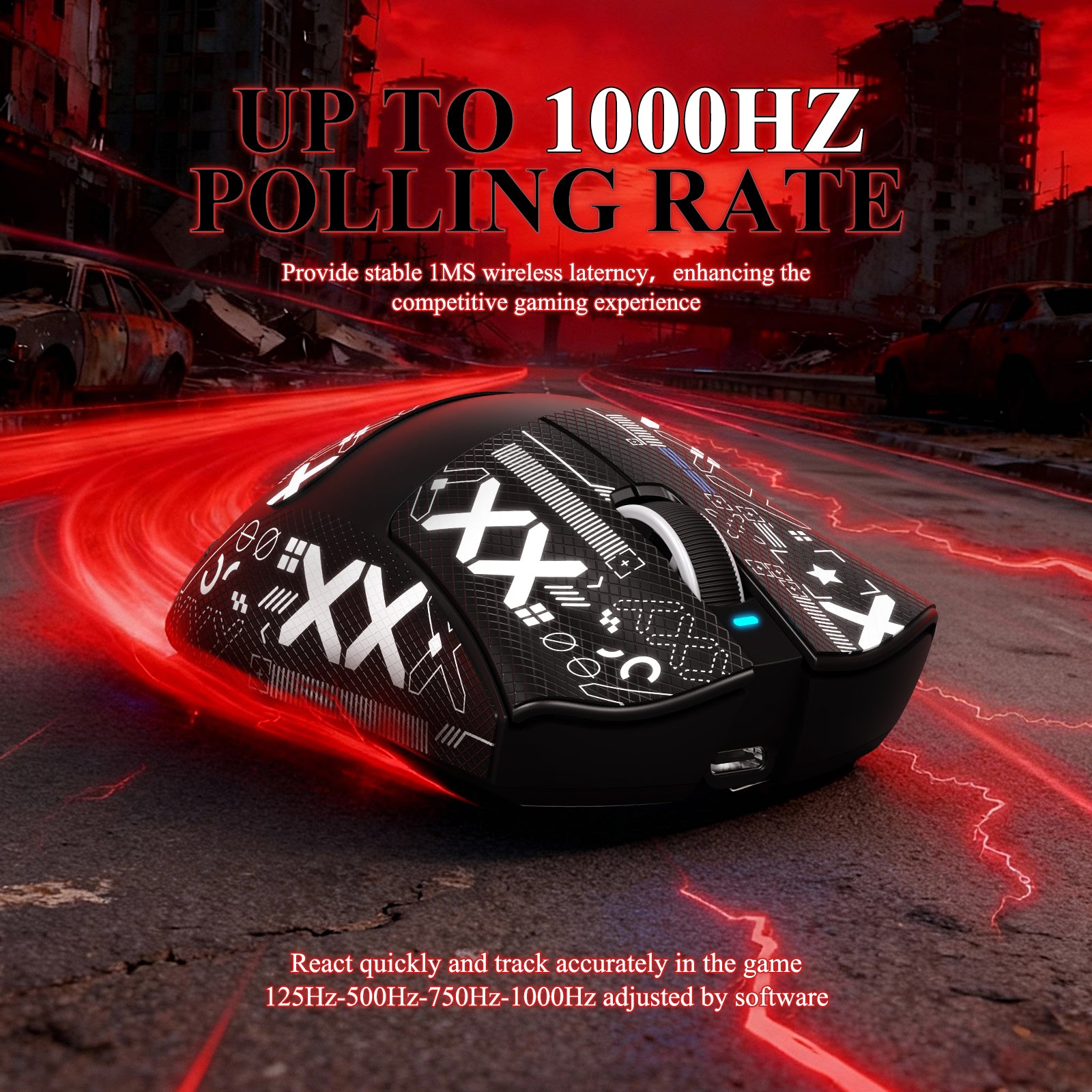 ATTACK SHARK V3PRO 超軽量トライモードゲーミングマウス（充電ドック付き）