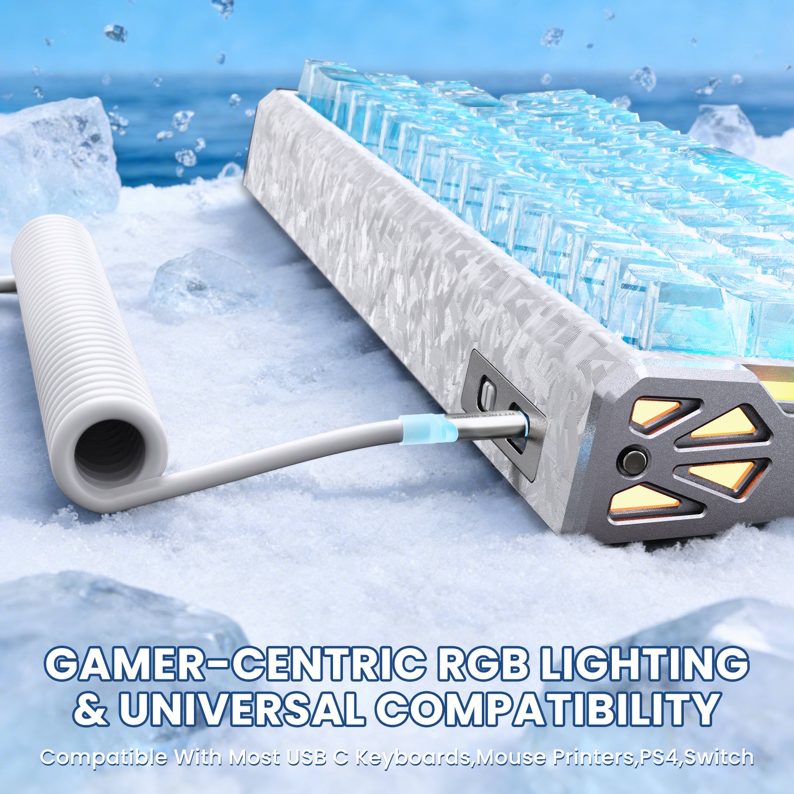 ATTACK SHARK R68 HE & X11 ULTRA Bundle gaming in fibra di carbonio con cavo a spirale C01 ULTRA
