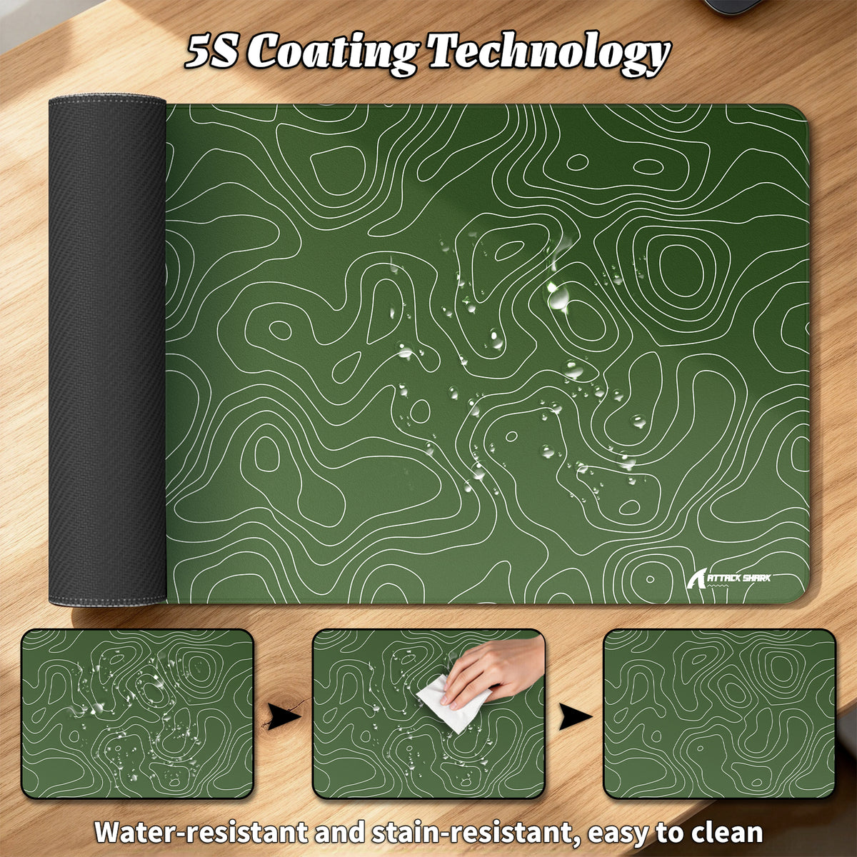 Tapis de Souris Gaming eSport ATTACK SHARK CM02PRO (900x400x4 MM)