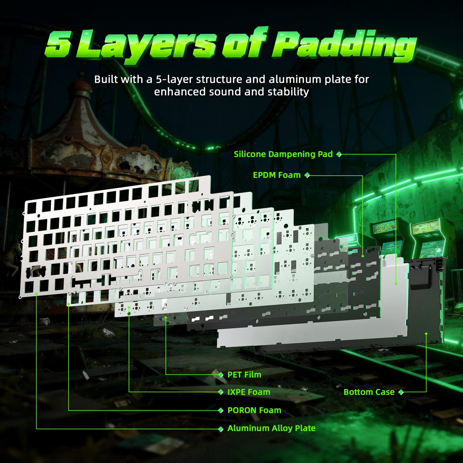 ATTACK SHARK R85 HE Rapid Trigger Keyboard with C01ULTRA LED Cable