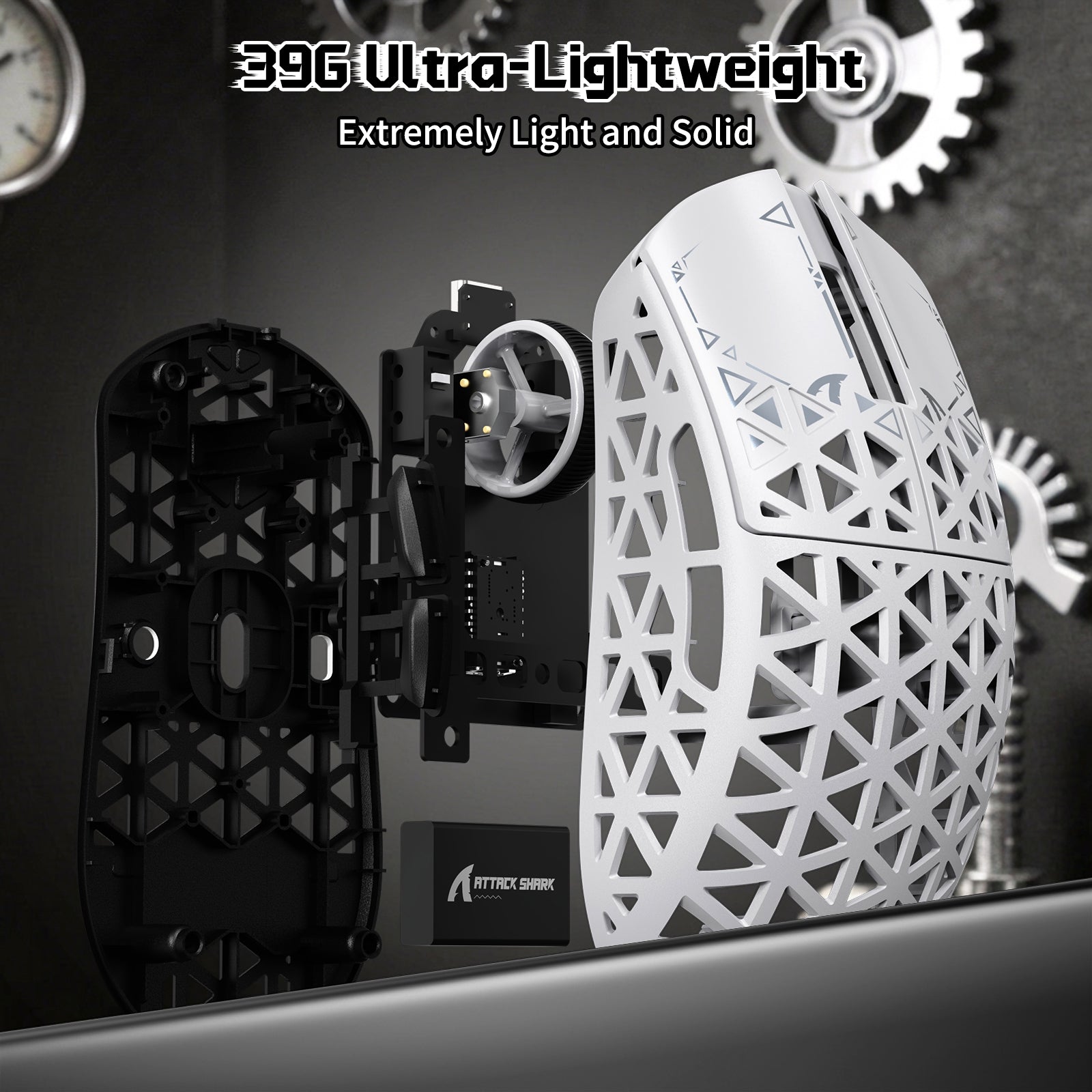 ATTACK SHARK R68 HE & R5 ULTRA カーボンファイバーゲーミングバンドル（C01ULTRAコイルケーブル付き）