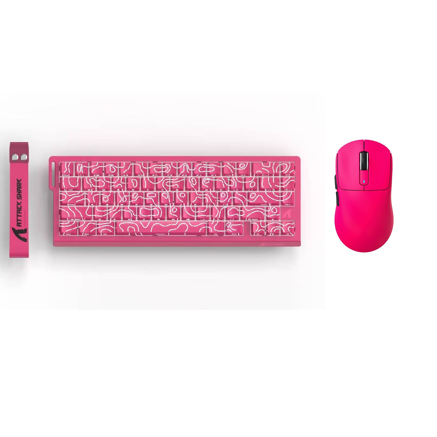 ATTACK SHARK X68HE Magnetic Keyboard with X3 Gaming Mouse Set