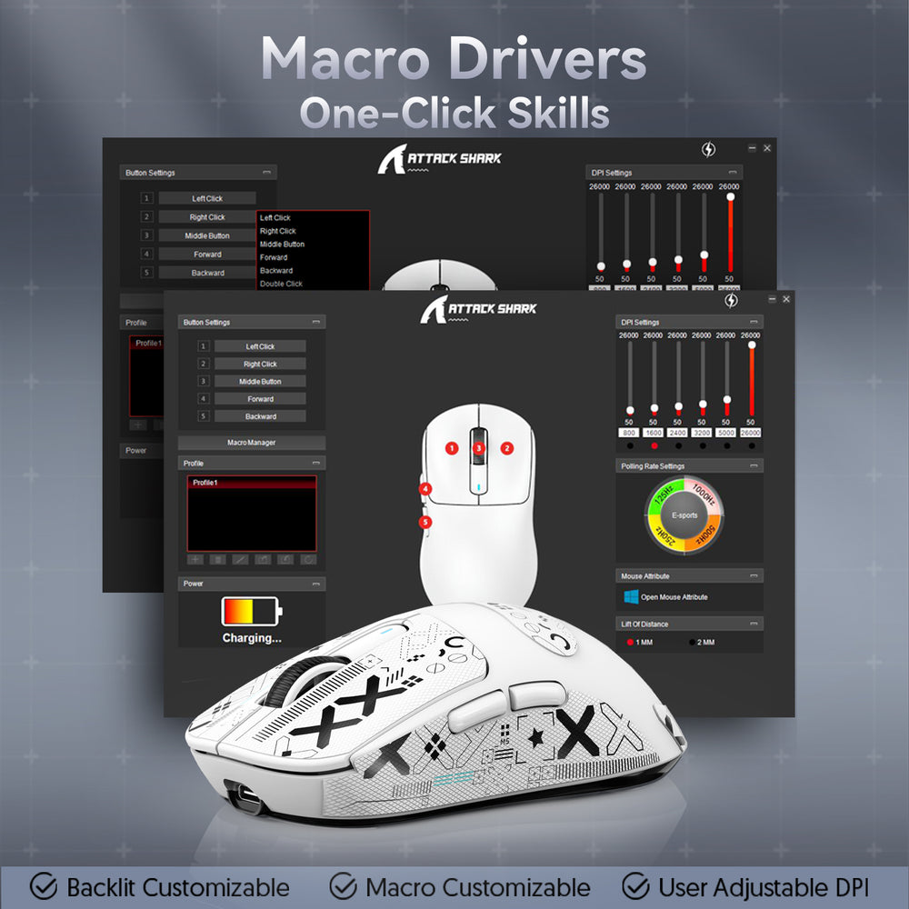 Ultra-Light Gaming Mouse | 59g X3PRO | 8K Polling Rate