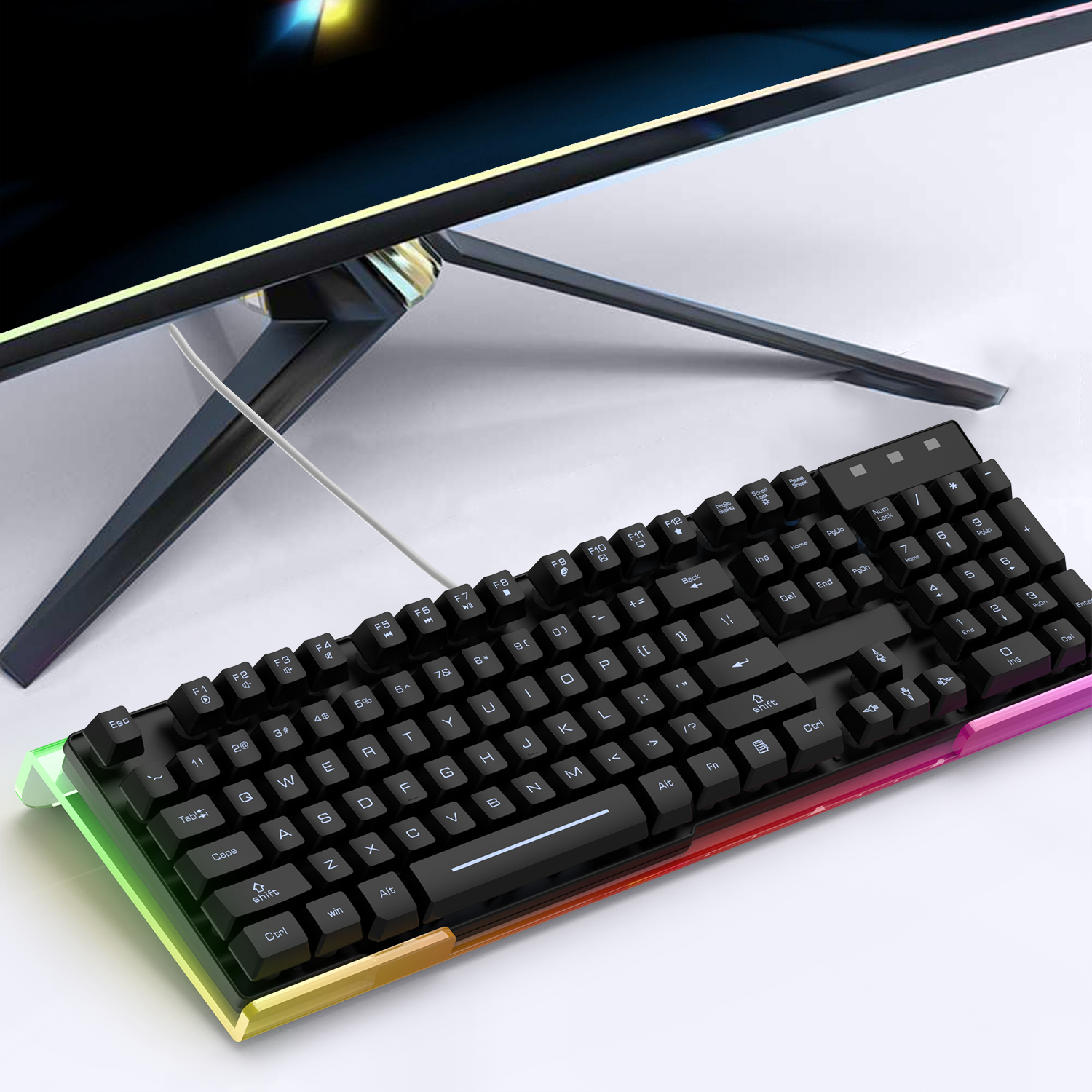 ATTACK SHARK X MAMBASNAKE Ergonomic RGB Keyboard Holder