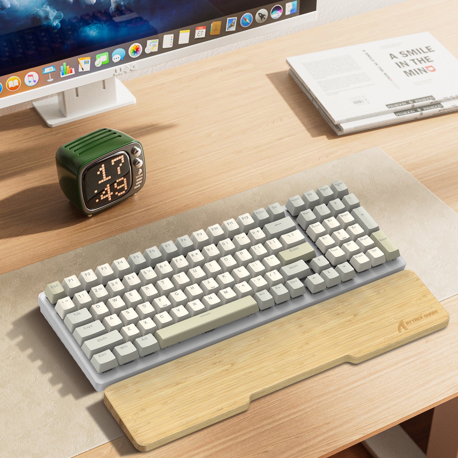 ATTACK SHARK WZ01 Bamboo Wrist Rest