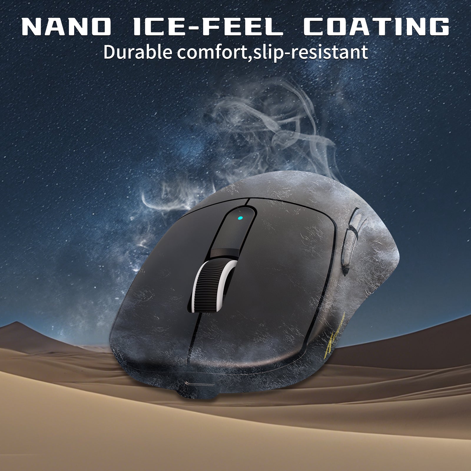 ATTACK SHARK V5 8KHz Wireless PAW3950MAX Gaming Mouse with C06 Ultra Cable