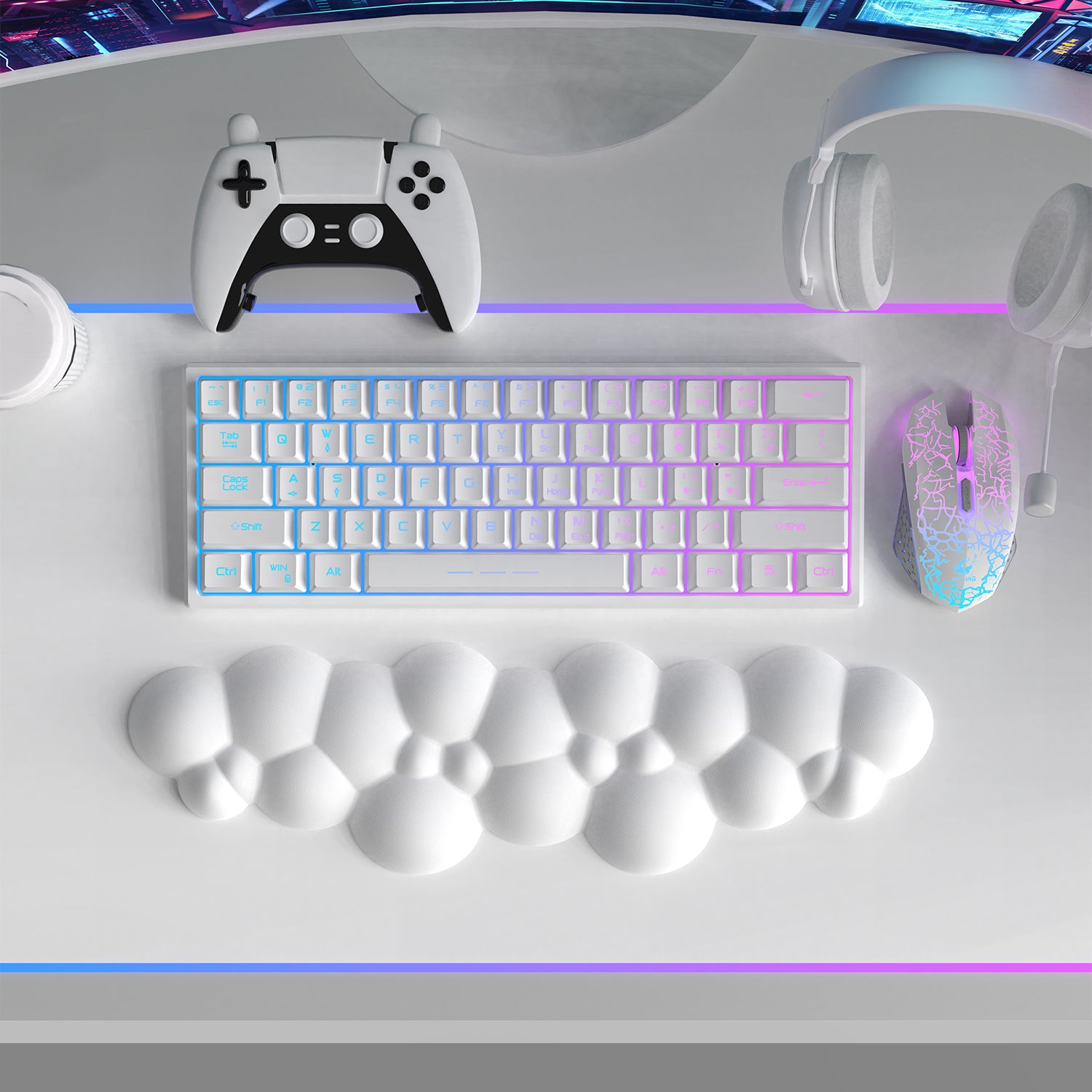 ATTACK SHARK Cloud Keyboard Wrist Rest