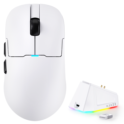 ATTACK SHARK x AJ159P Tri-mode Gaming Mouse with with Magnetic Charging Dock