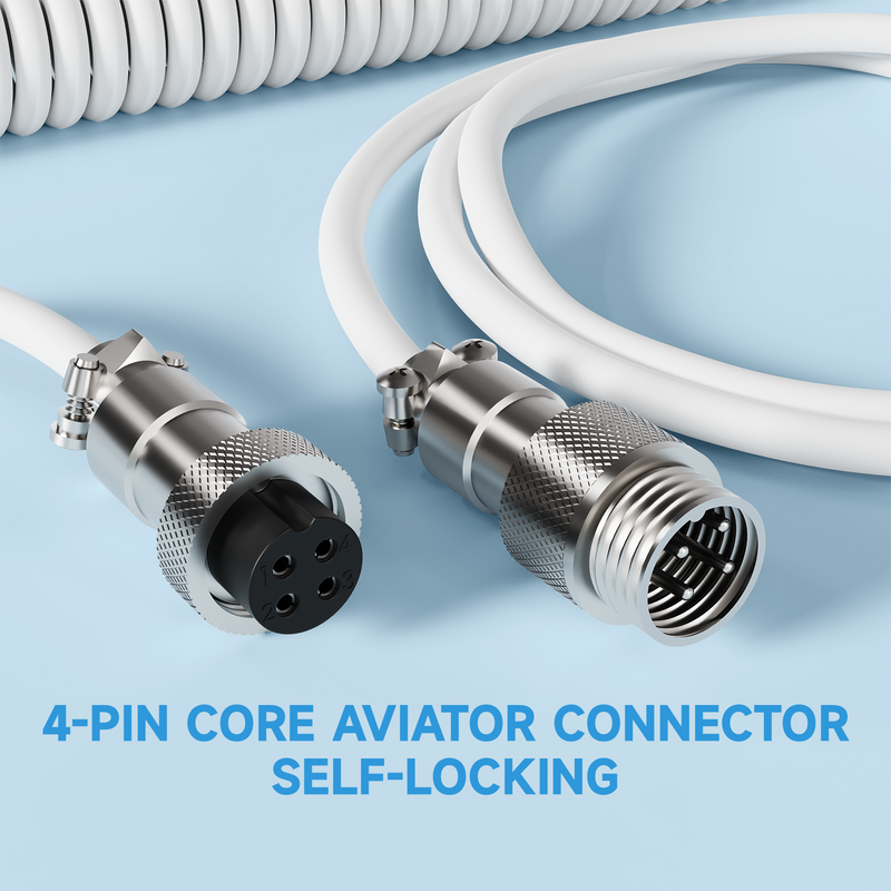 4-Pin Metal Aviator Connector