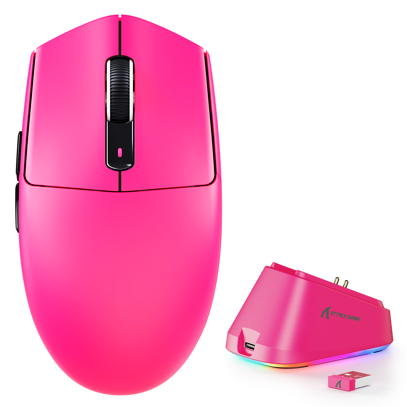 ATTACK SHARK G3PRO Tri-mode Wireless Gaming Mouse with Charge Dock 25000 DPI Ultra Lightweight