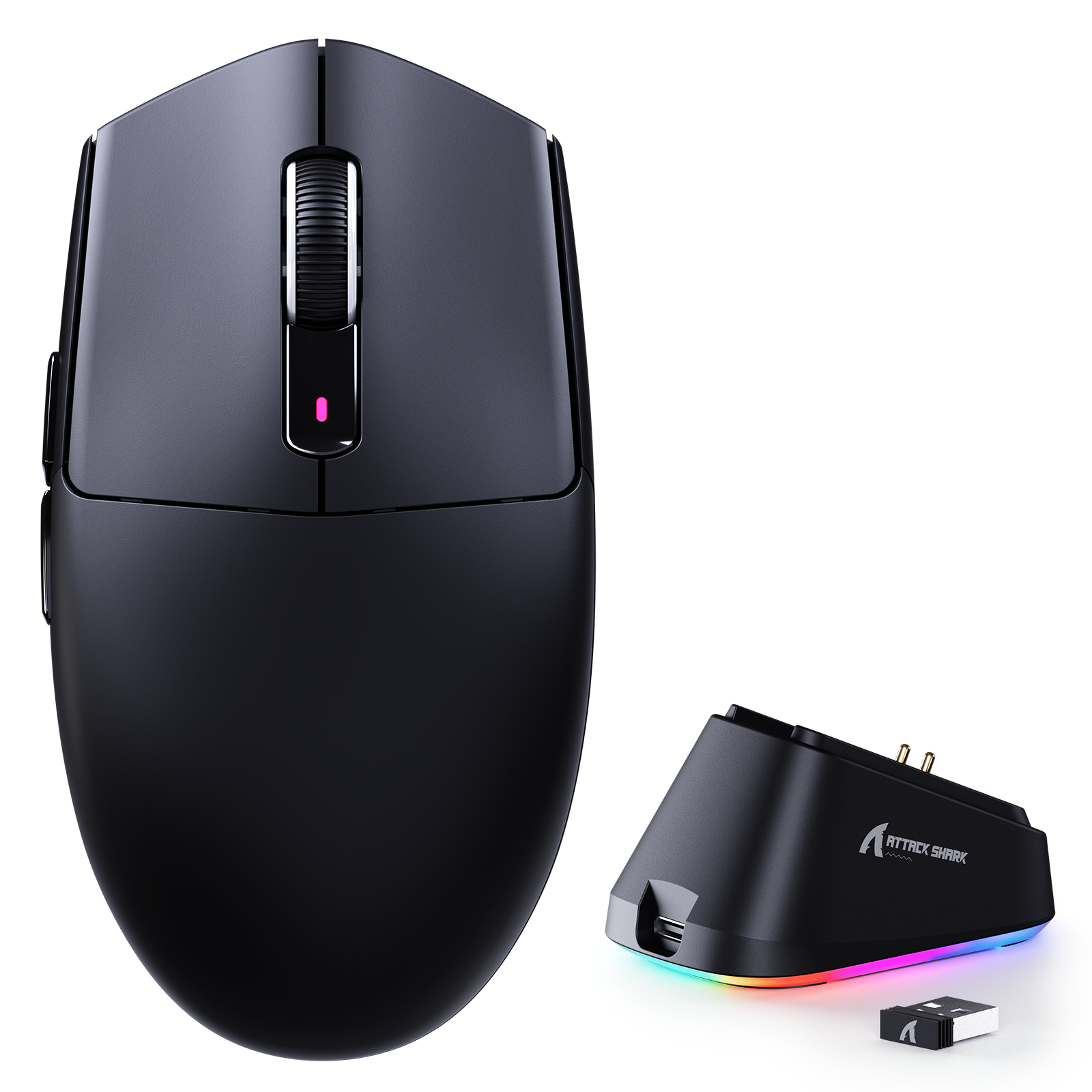 ATTACK SHARK G3PRO Tri-mode Wireless Gaming Mouse with Charge Dock 25000 DPI Ultra Lightweight