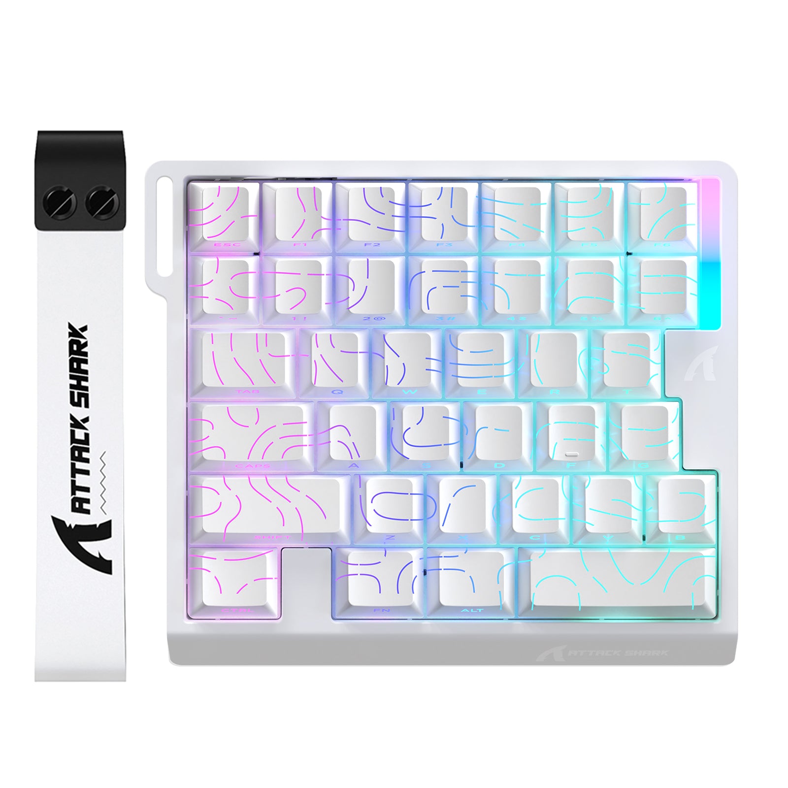 Teclado con interruptor magnético de una mano ATTACK SHARK M36 HE