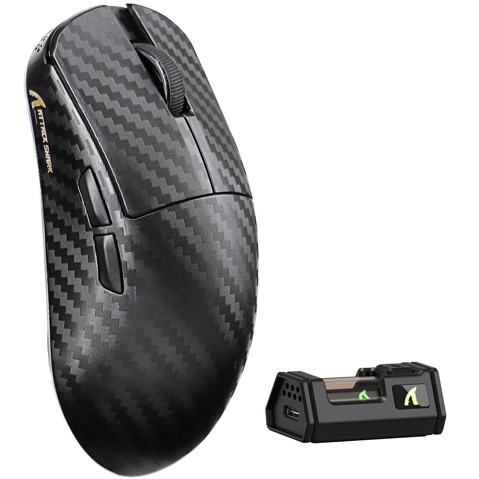 ATTACK SHARK R11 ULTRA Carbon Fiber Wireless 8K PAW3950MAX Gaming Mouse