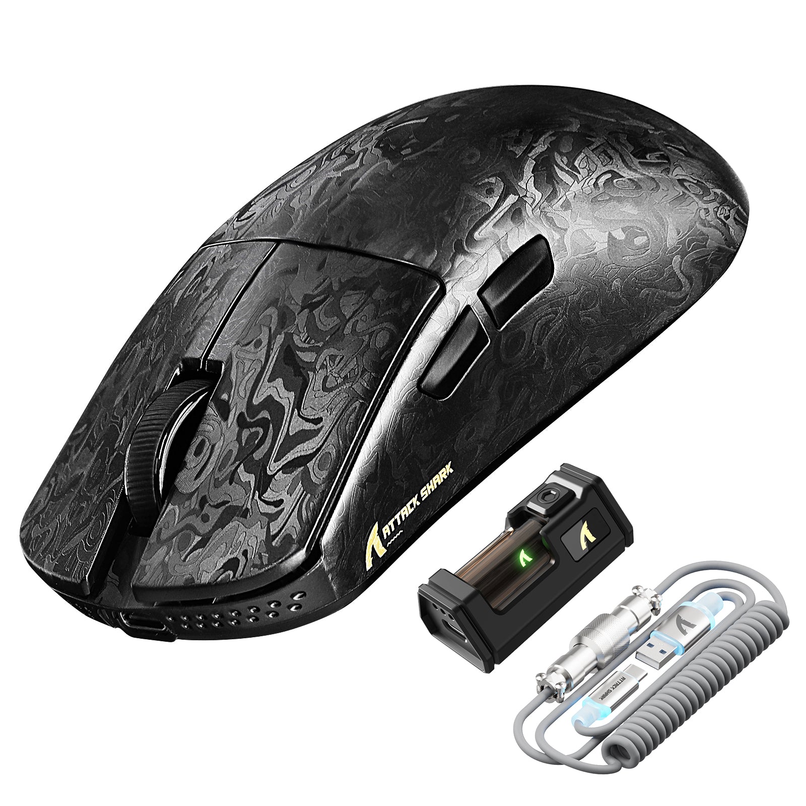 マウス・トラックボール attackshark r11 ultra R11 ULTRA 8K Wireless Gaming Mouse | 49g Carbon Fiber